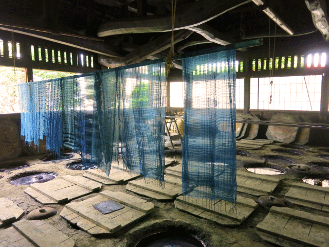 藍染作業場